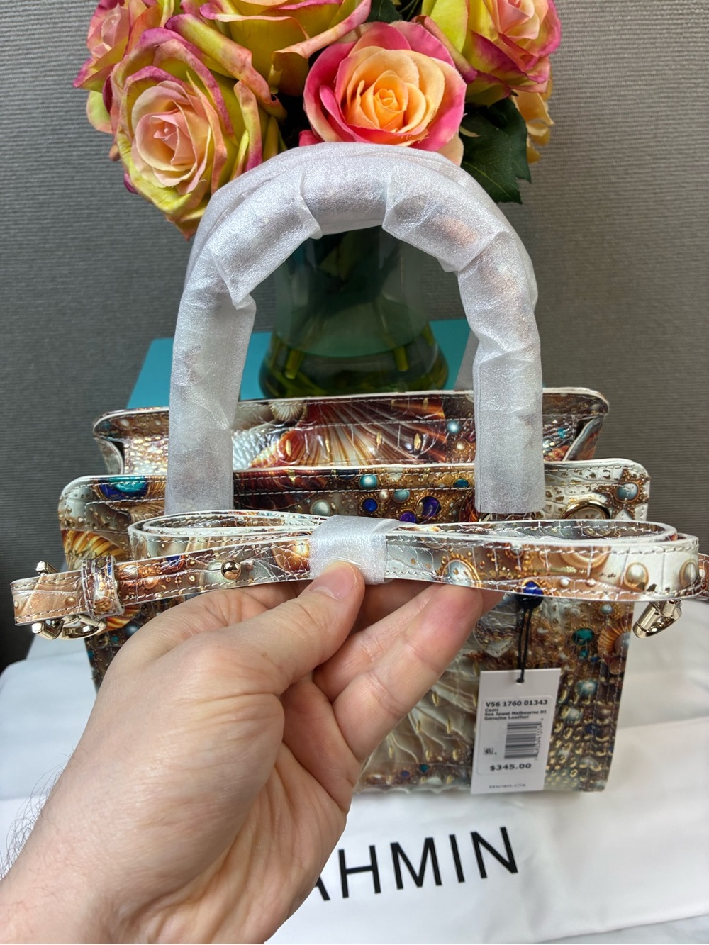 Brahmin Sea Jewel Melbourne Cami Shoulder Bag - NWT Rare Style 🔥 - Picture 6 of 9